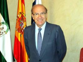 Pedro Rodríguez, alcalde de Huelva, ofrece la bienvenida al nacimiento de HUELVA TAURINA.