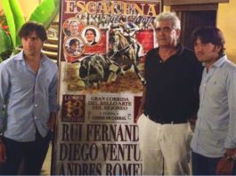 Andrés Romero y Diego Ventura, en la presentación del cartel.