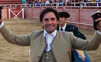 El onubense Andrés Romero, con el triunfo de esta tarde en Masueco.