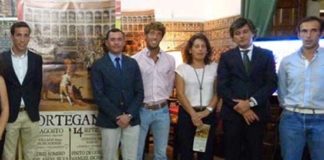 Acto de presentación de los festejos taurinos de Cortegana en 2014.